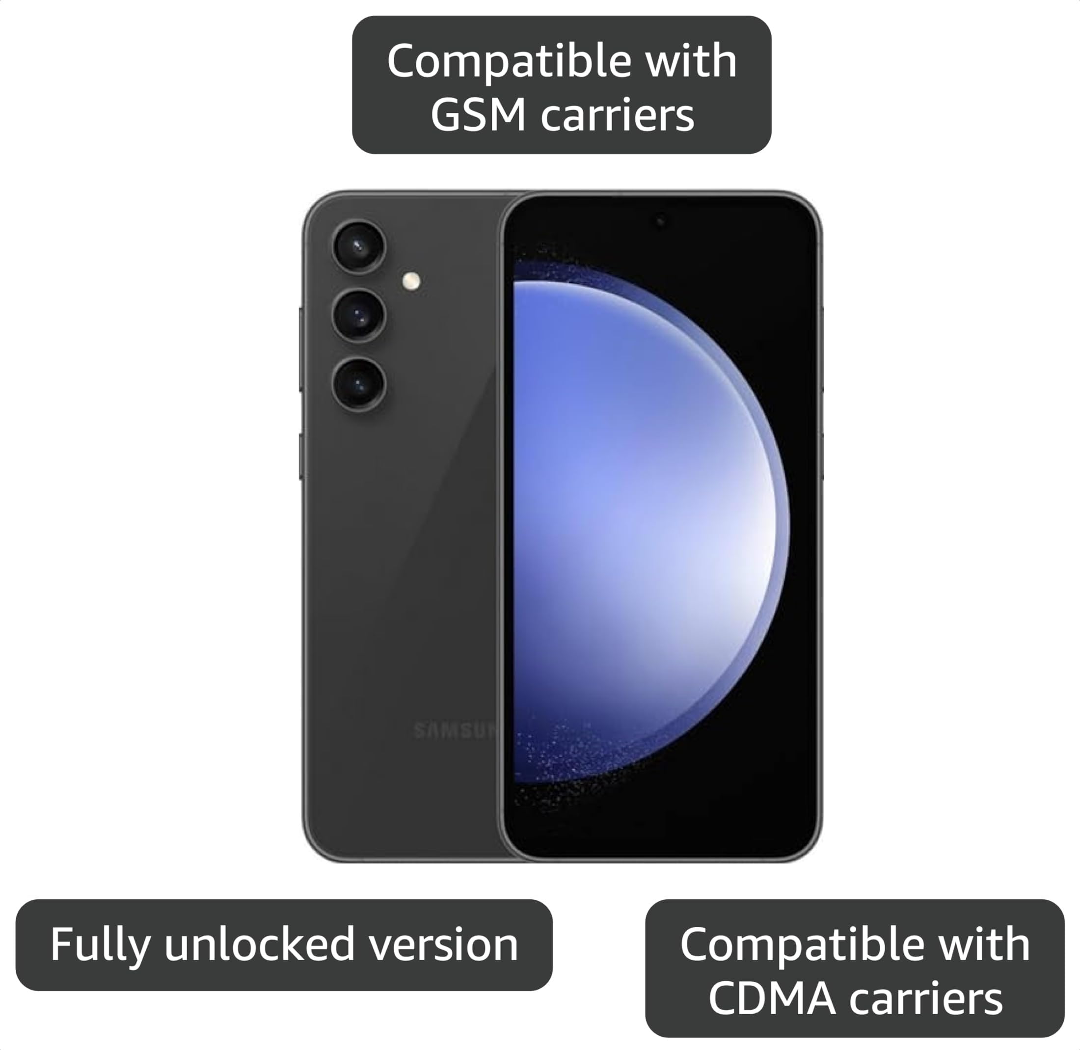 Amazon.com: Samsung Galaxy S23 FE 5G, US Version, 256GB, Graphite
