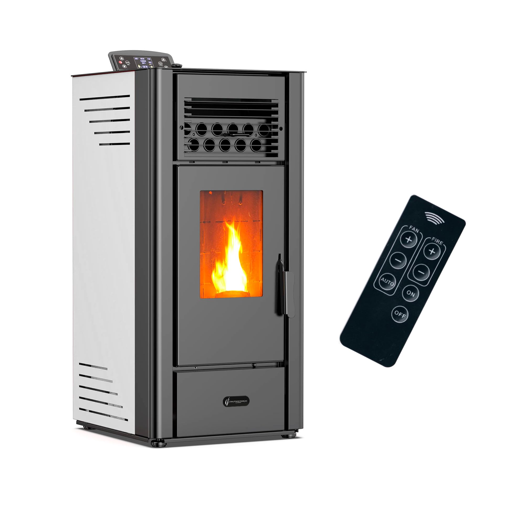 Patelnia na pellet pneumatyczny Anita 10 kW Sannover White