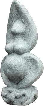 Dryad Design Venus Statue Figurine - Goddess of Fertility - Stone Finish | Inspired by neolithic European carvings; features symbolic Uroboros snake base; beautiful fertility goddess home decor