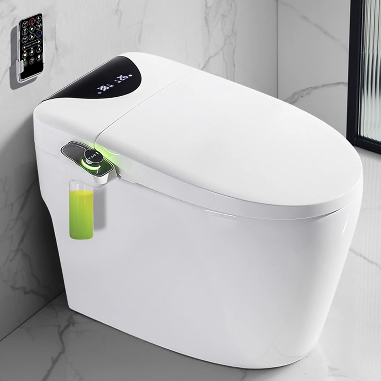 Vehpro Upgraded Integrated Smart Toilet Premium Automatic Power Flush