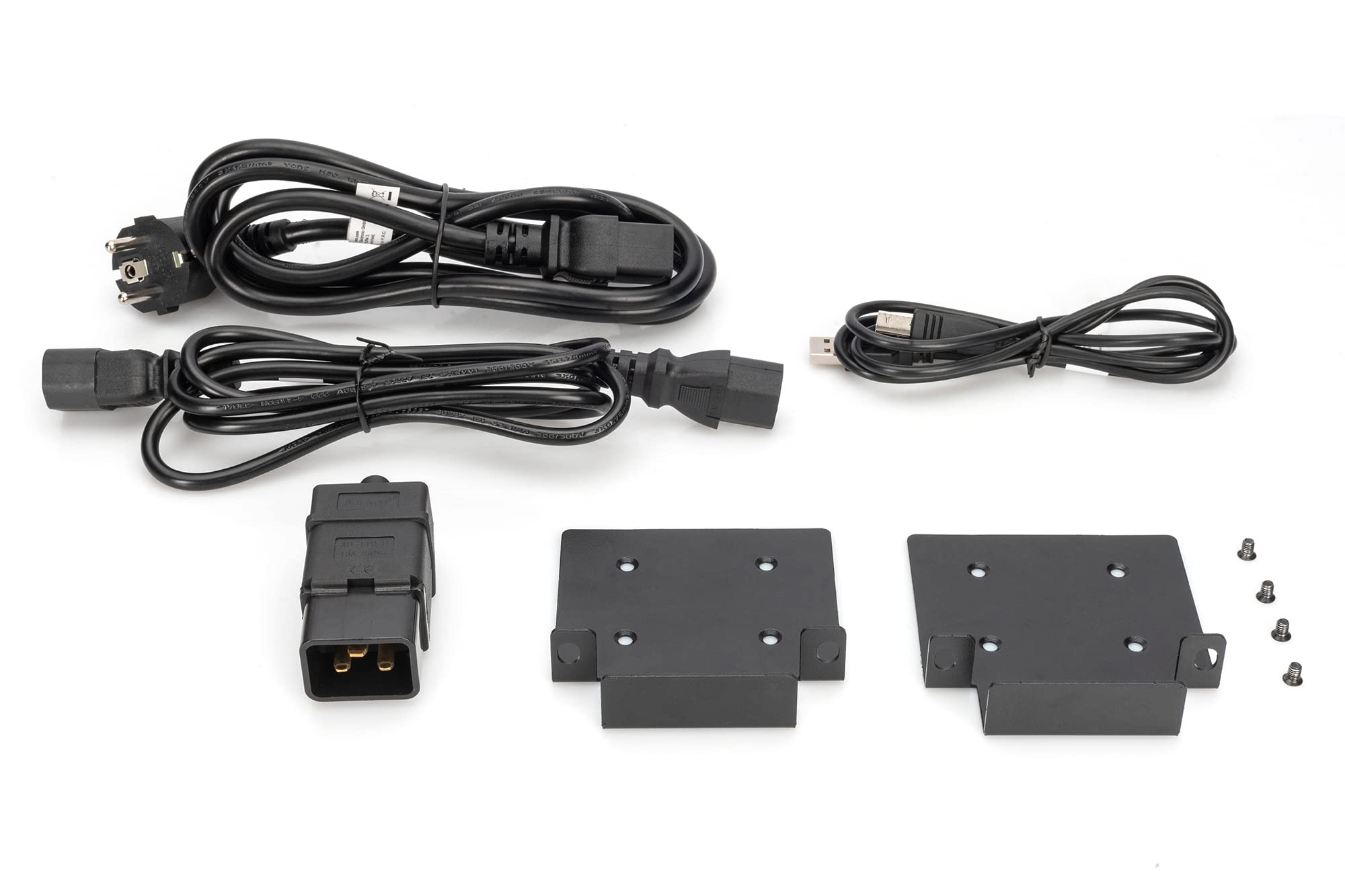 DIGITUS Onduleur OnLine - 3 kVA / 3 kW - Montage 19 pouces 2U - Véritable technologie double conversion - Alimentation sans interruption - Noir