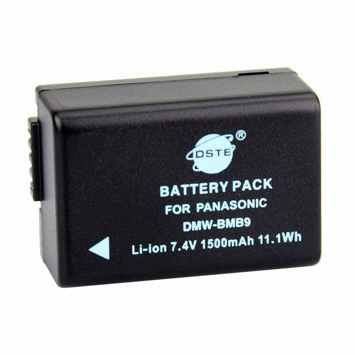 DSTE DMW-BMB9 Li-ION Batterie et Chargeur USB Costume pour Panasonic Lumix DMC-FZ40 DMC-FZ45 DMC-FZ47 DMC-FZ48 DMC-FZ60 DMC-FZ62 DMC-FZ70 DMC-FZ72 DMC-FZ80 DMC-FZ100 DMC-FZ150