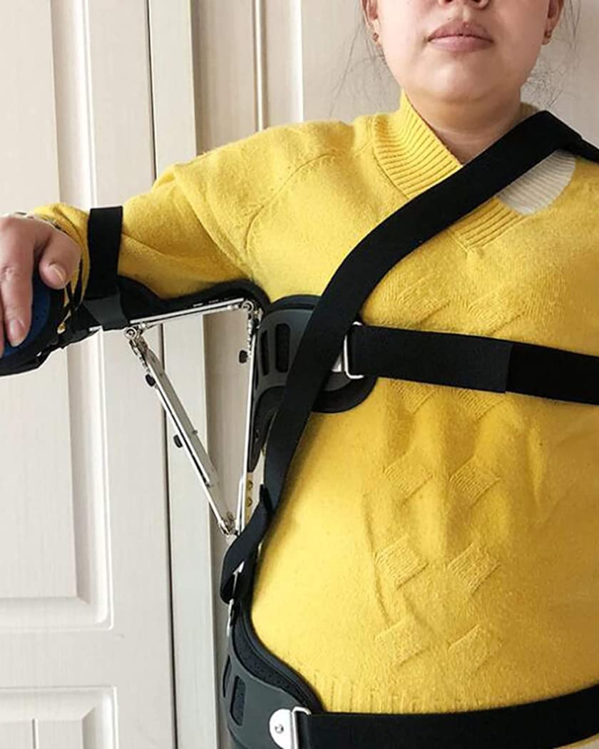 Tutore per fissazione per abduzione della spalla per adulti Ortesi per spalla regolabile Immobilizzatore per frattura dell'omero Supporto per dislocazione del braccio Imbracatura per braccio