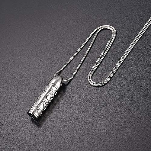 Ciondolo Urna Cremazione Per Animali - Gioiello Memoriale In Acciaio Inox, Per Ceneri Di Cane/Gatto - Foto 10