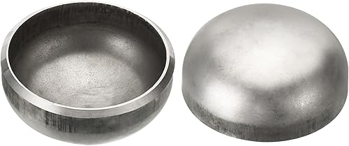 Miniatura 3 de PATIKIL Tapa de extremo de tubo, 1 tapa de extremo de tubo de acero inoxidable 316, tapa de montaje redonda de 2.008 in (2 pulgadas), cubierta de