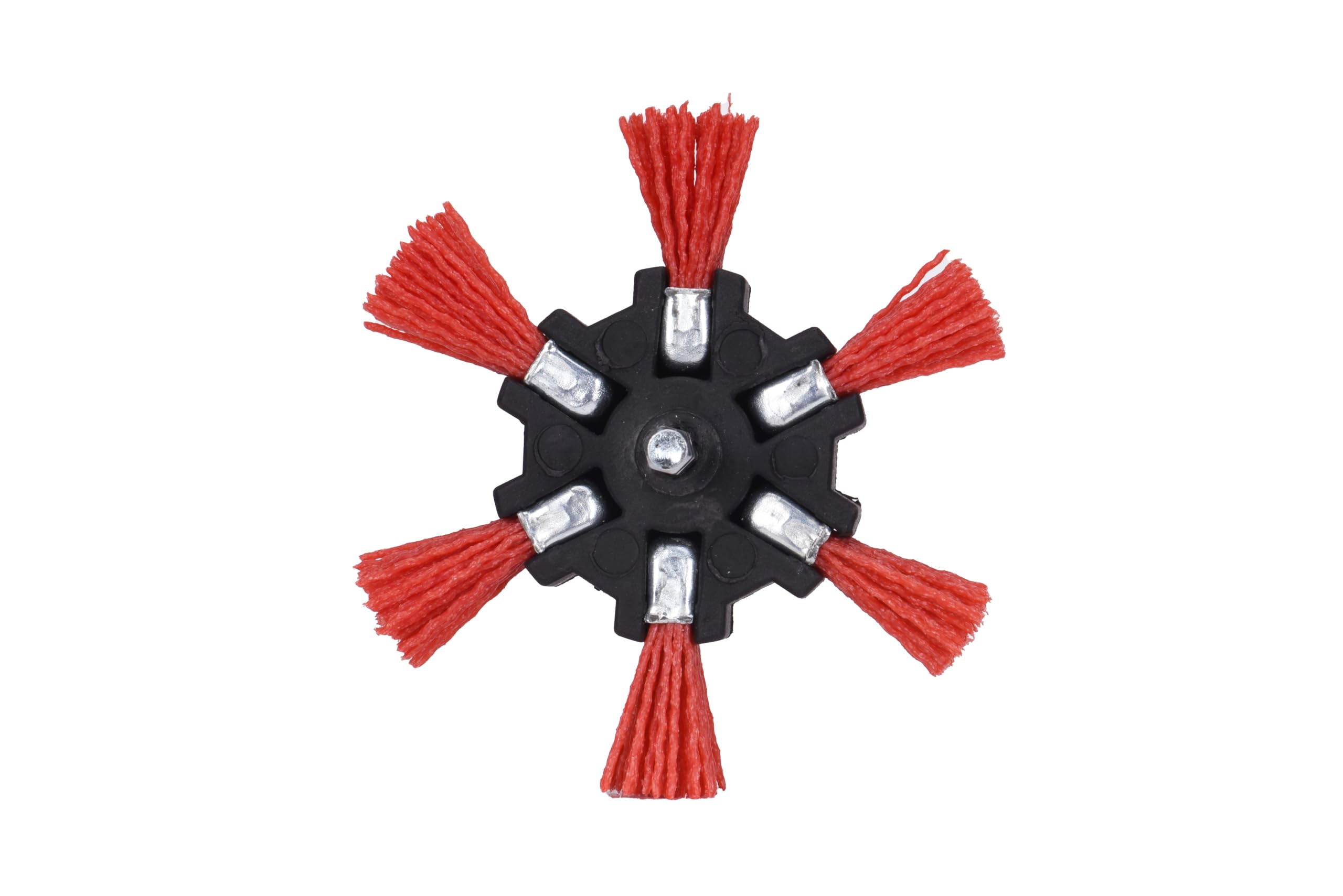 Nylon Flap Brush - 4" Coarse Grit for Metal & More -2 Nylon Flap Brush - 4" Coarse Grit for Metal & More -2
