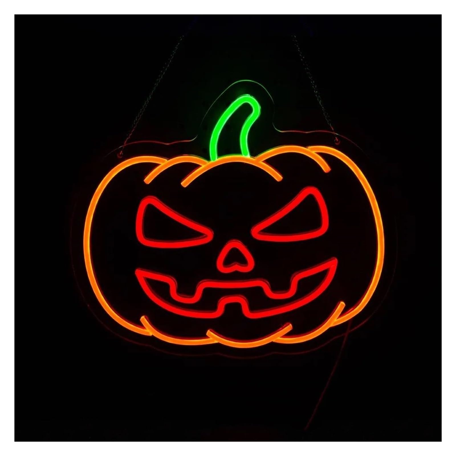 LEMST Signs Lamp Pumpkin Neon Sign Light Dimmable USB Powered for Party Bar Club Bedroom Holiday Art Wall Decor 36cmx31.5cm