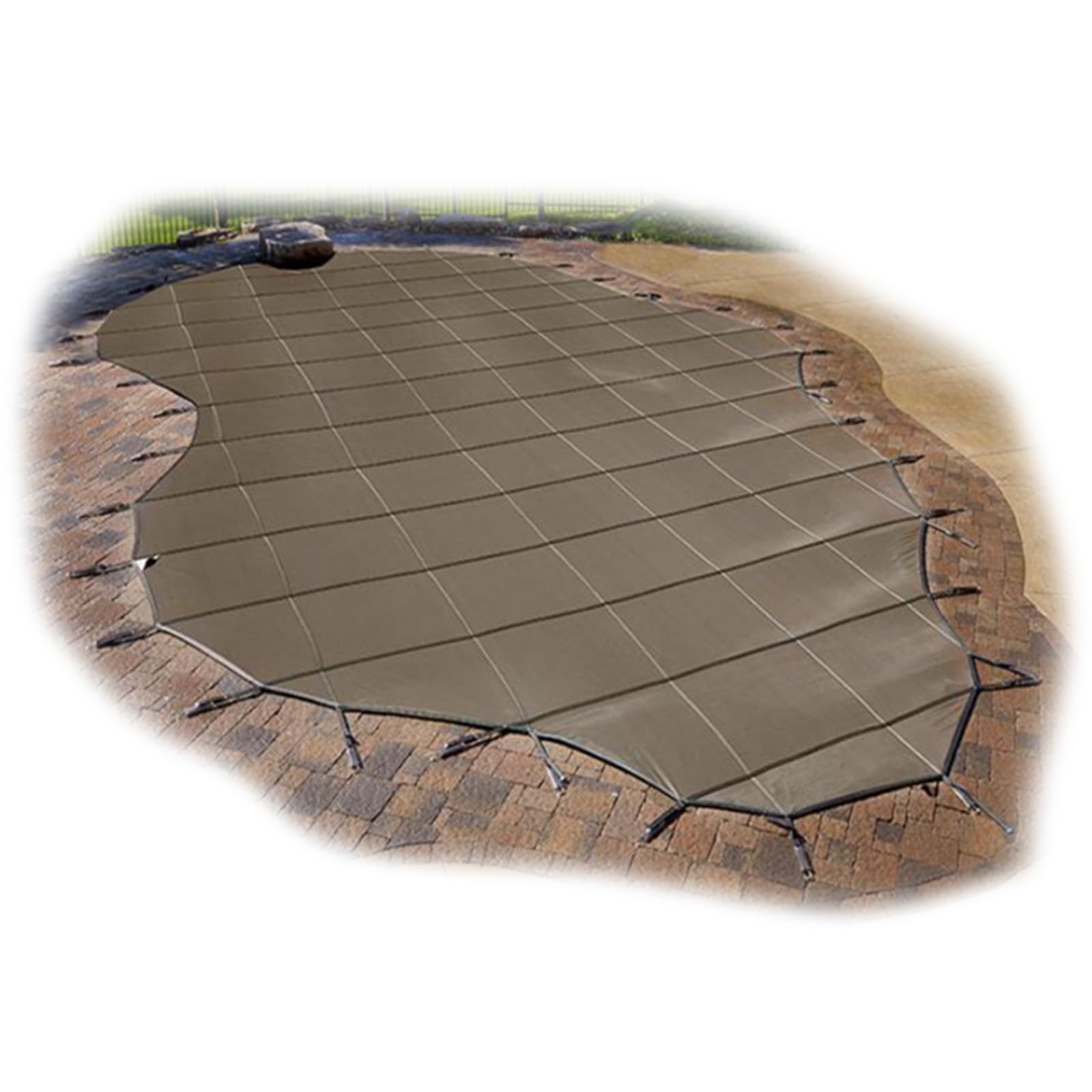 Cubiertas de Seguridad for Piscinas, Disponibles en Varios Colores, Impermeables y a Prueba de Polvo, Consulte Antes de Realizar un Pedido.(Khaki)
