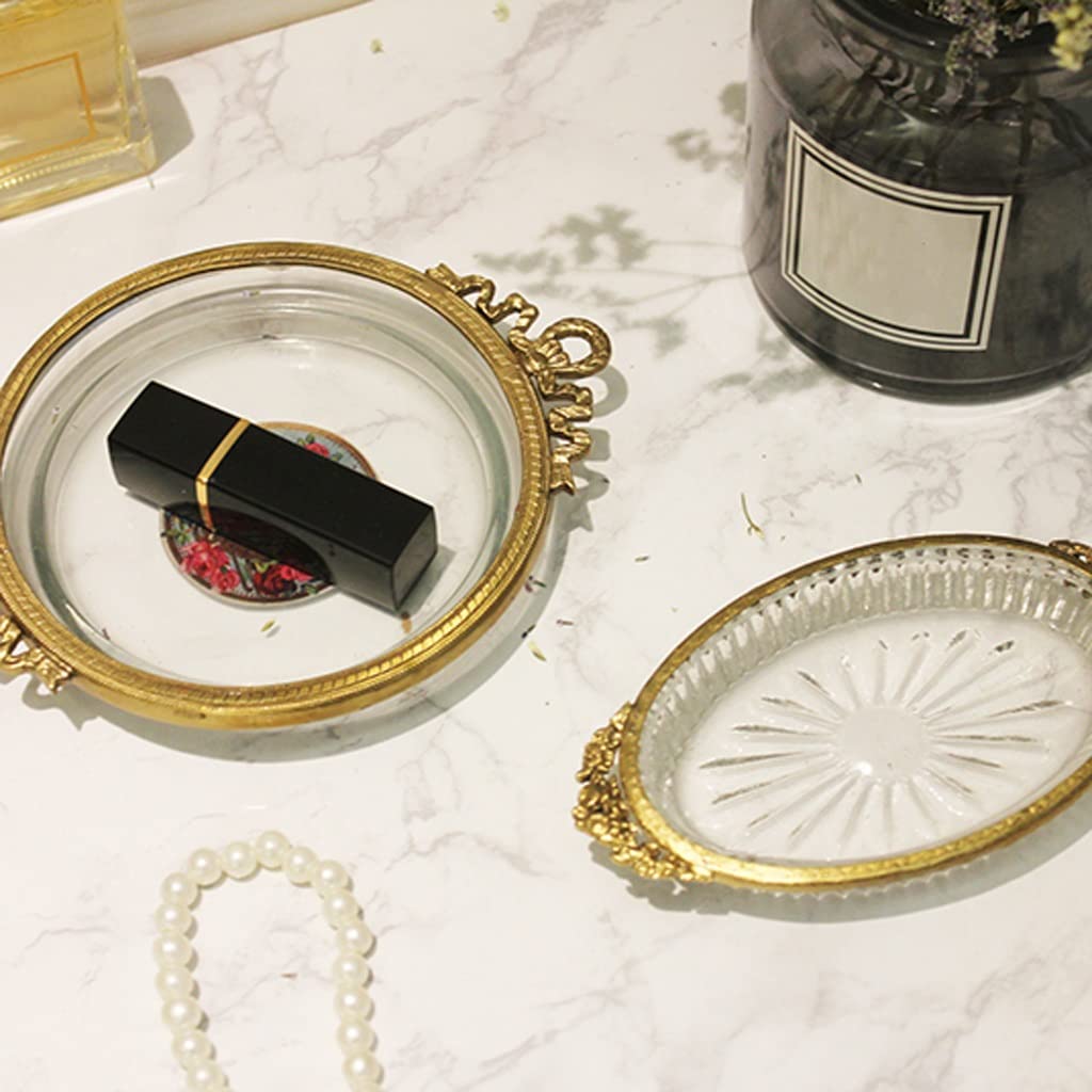Jabonera Autodrenante De Latón Nórdico,Estilo Retro,Creativa,para Interiores,para Lavabo,Baño,Cocina,Caja De Almacenamiento De Joyas,Escurridor De Jabón(A)