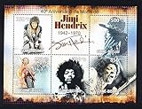 Guinea-Bissau J. Hendrix Music Icon Collectible Postage Stamps GB10302a