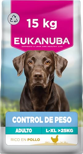 EUKANUBA Weight Control - Alimento Seco para Perros, Pollo, 15kg