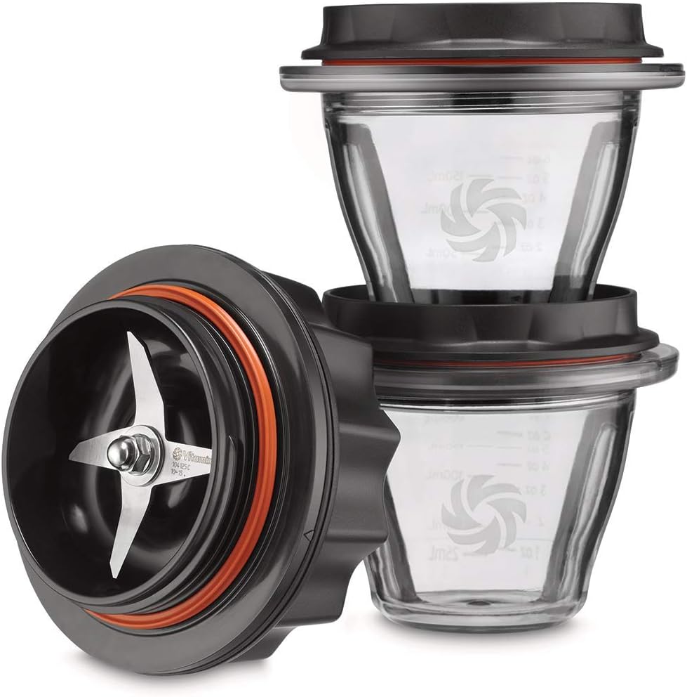 Vitamix, 8 oz Self-Detect Blending Bowl Starter Kit, Clear