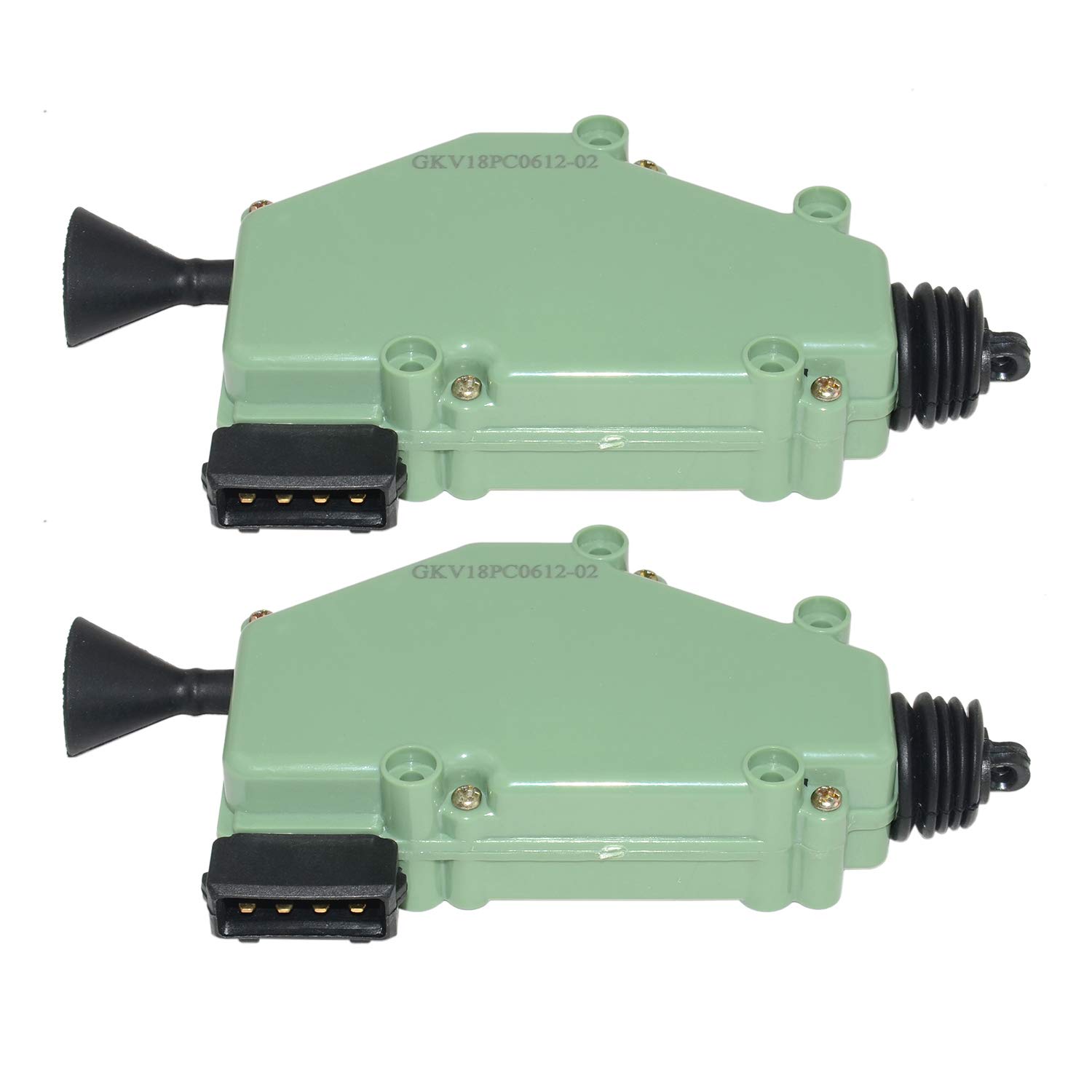 2× Stellmotor mit Zentralverriegelung ZV 4-Polig 7D0959781A Kompatibel mit T4 701959781 7D0959781A 701959783A 255959781 701959781A 255959783A Stellelement Zentralverriegelung