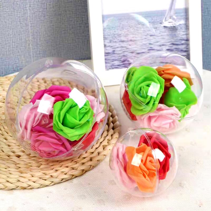 2-100CM Acrylic Ball Transparent Ball Plastic Ball Decorative Hanging Ball (13.6cm - 1Pcs)