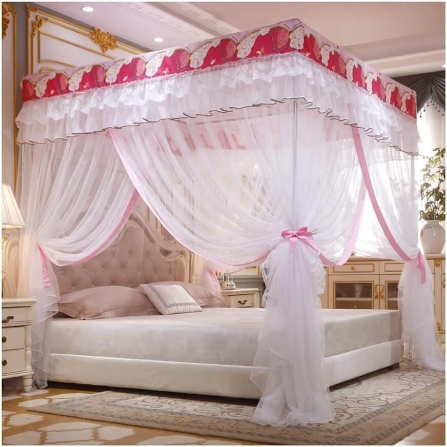 Moustiquaire couvre-lit de princesse pour créer un cocon romantique dans votre chambre double