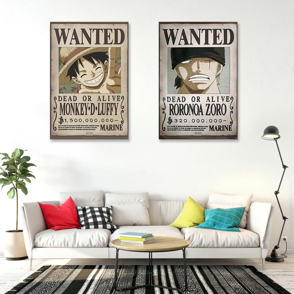 Amazon.com: One Piece - Anime TV Show Poster Set (Wanted: Monkey D