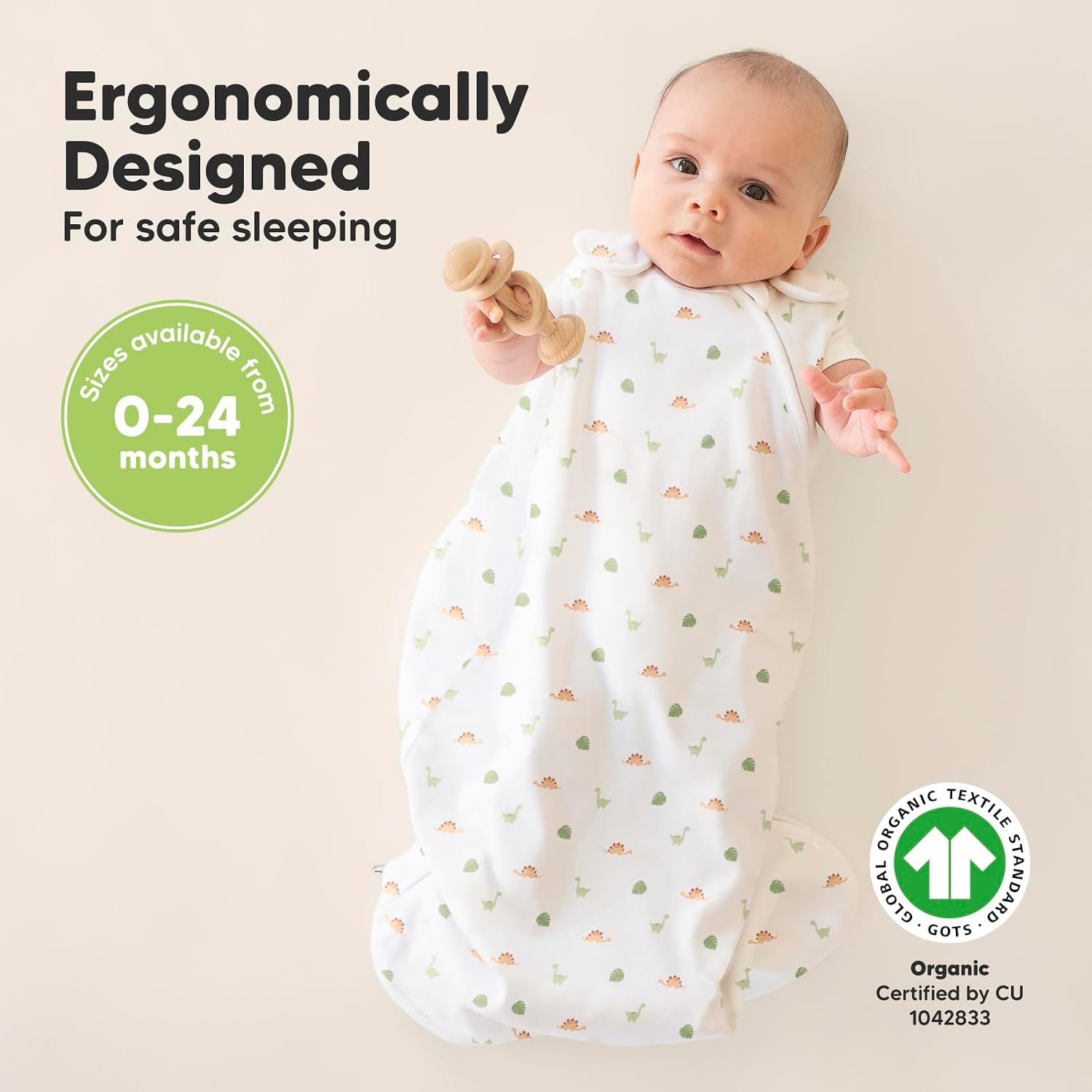 KeaBabies 3-Pack Baby Swaddle Sleep Sacks with Zipper and 2-Pack Organic Sleep Sacks, 100% Cotton - Newborn Swaddle Sack 0-3 Months, Wearable Blanket Baby - Wearable Blanket Baby Sleeping Sack