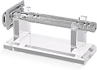 Linkidea Clear Acrylic Razor Stand Holder for Viking Blade Chief, MK-23C - Stable Bathroom Countertop Organizer