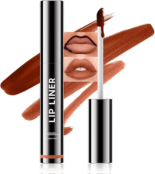 Anguishil Lip Stain, Lip Gloss Transfer-Resistant Waterproof Smudge-Proof Moisturizing, Lip Tint for Women Gift All-Day Color Hold (Nude)