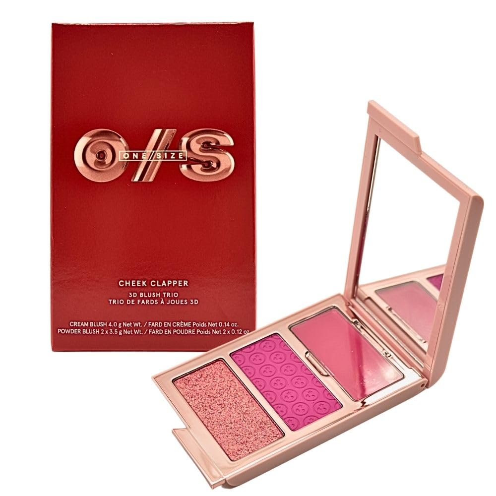 One Size - CHEEK CLAPPER 3D BLUSH TRIO PALETTE- Gworly Pop