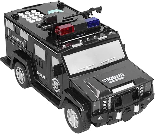 Miniatura 2 de Coche blindado dinero hucha electrónica educativa contraseña auto caja de juguete juguete caja registradora para niños 8-12