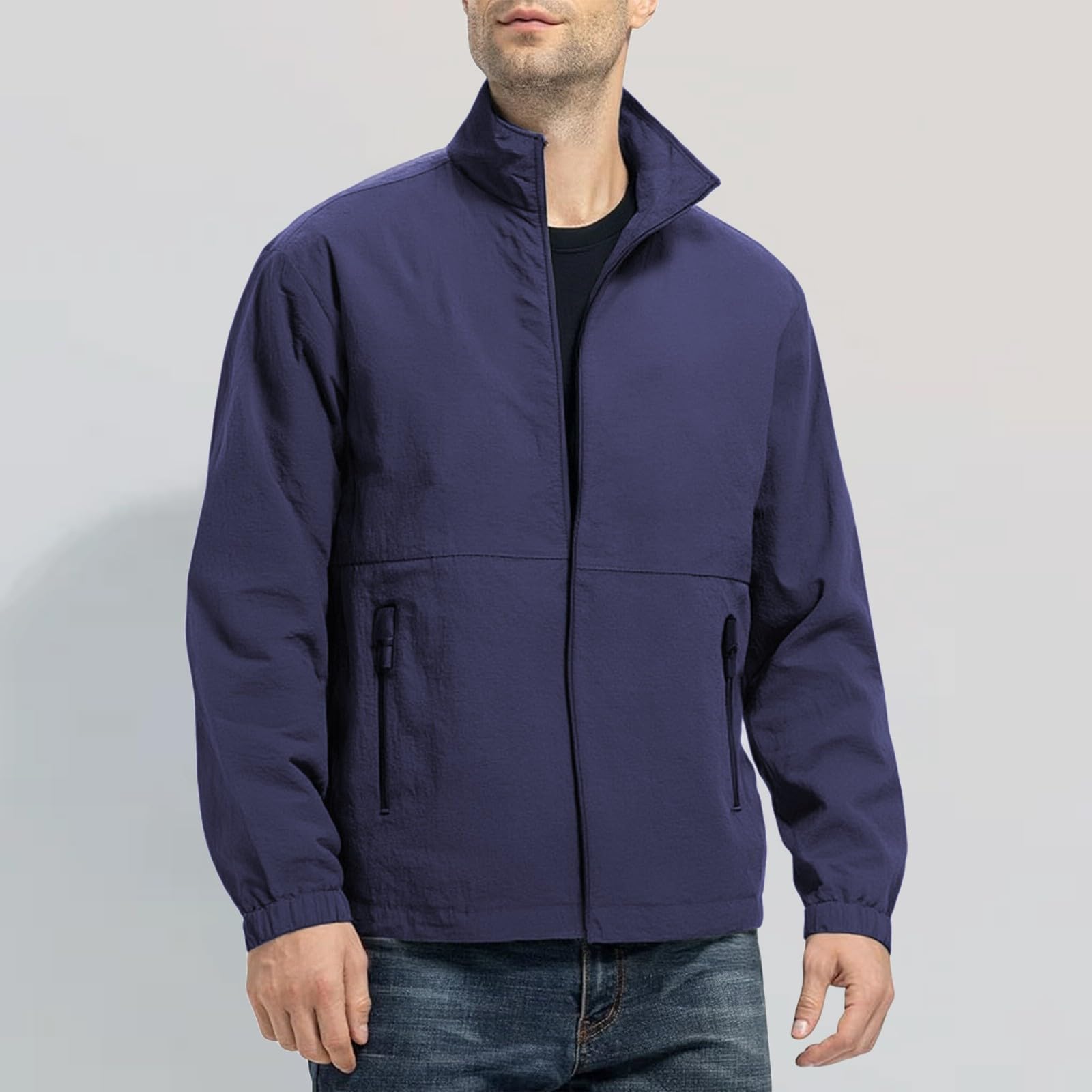 Chaquetas impermeables para hombre, chaqueta impermeable para deportes al