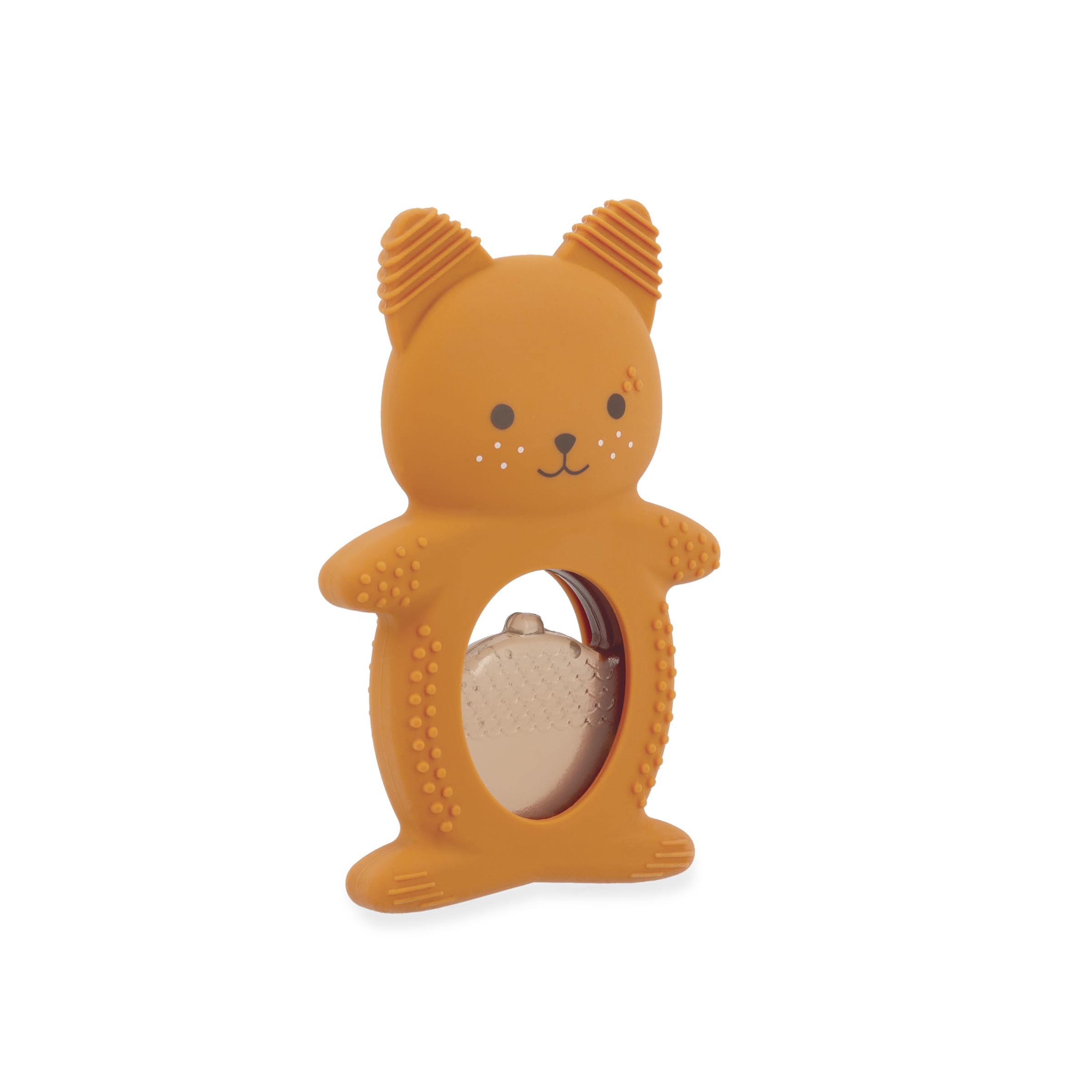 Kaloo - Anneau de Dentition Réfrigérant Ecureuil – Jouet Bébé en Silicone Souple - Soulage les Gencives Sensibles - Facile à Attraper - Lavable - Dès 6 Mois -K208004 - 2