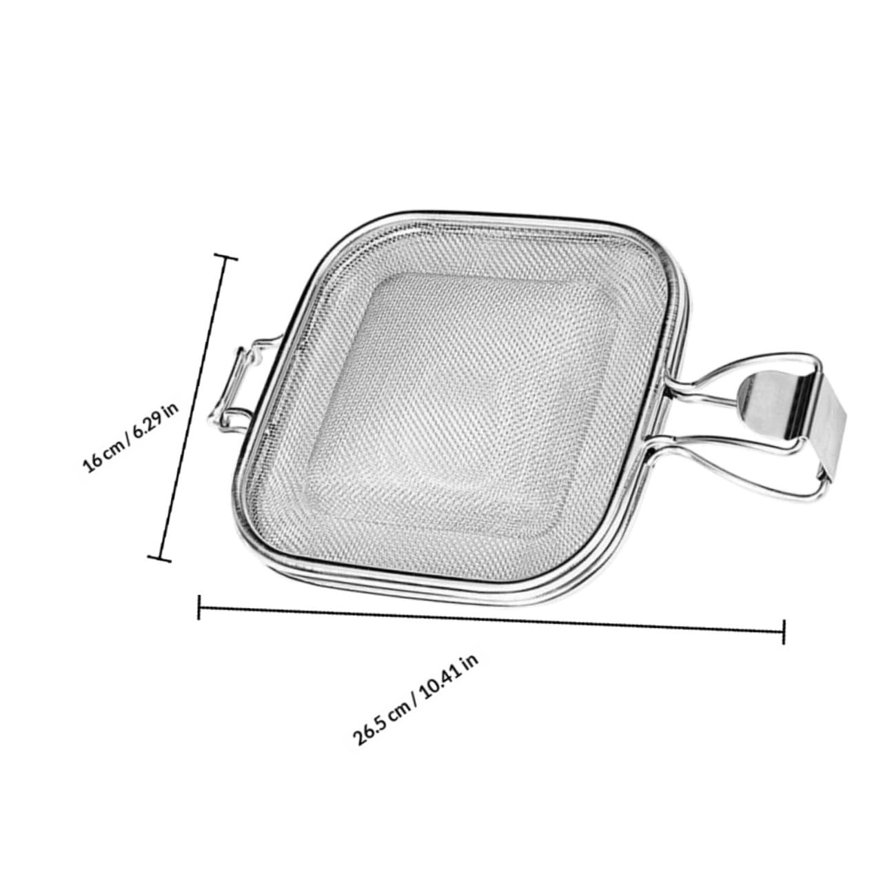 Pinze Toast per Forno Clip di Pane Multiuso 10.4X6.3X1.4 Pollici Design Vuoto per Circolazione Aria Perfette per Cottura Panini in Forno e Griglia