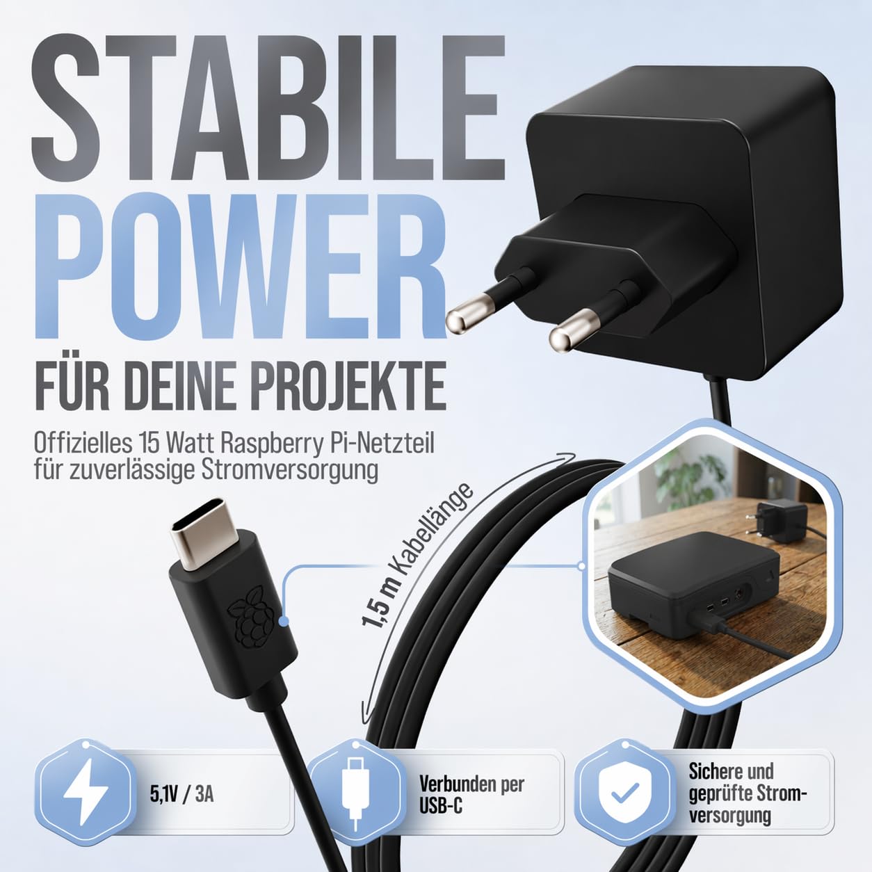 Raspberry Pi 4 4GB Starter Set 64GB Black Edition Netzteil 15W Gehäuse schwarz Kühlkörper Set 4K Micro HDMI Kabel