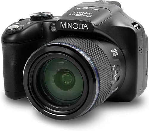 Miniatura 2 de Minolta MN67Z - Cámara puente Wi-Fi FHD de 20 MP con zoom óptico de 67x, color negro, paquete con funda para cámara, tarjeta de memoria SDHC de 32