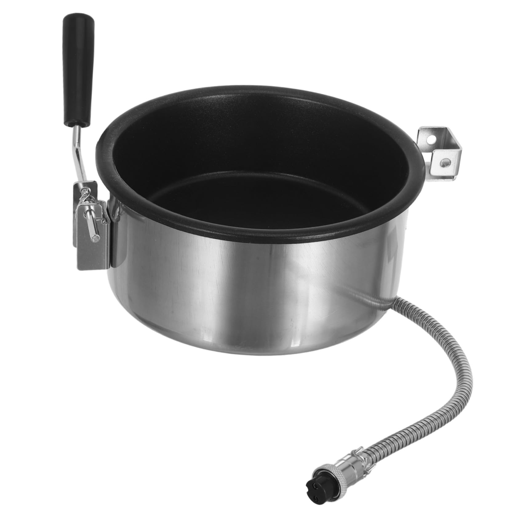 Mikinona Olla Antiadherente de 8 Oz para Máquina de Palomitas de Maíz, Repuesto de Acero Inoxidable Fácil de Limpiar para Fiestas y Festivales