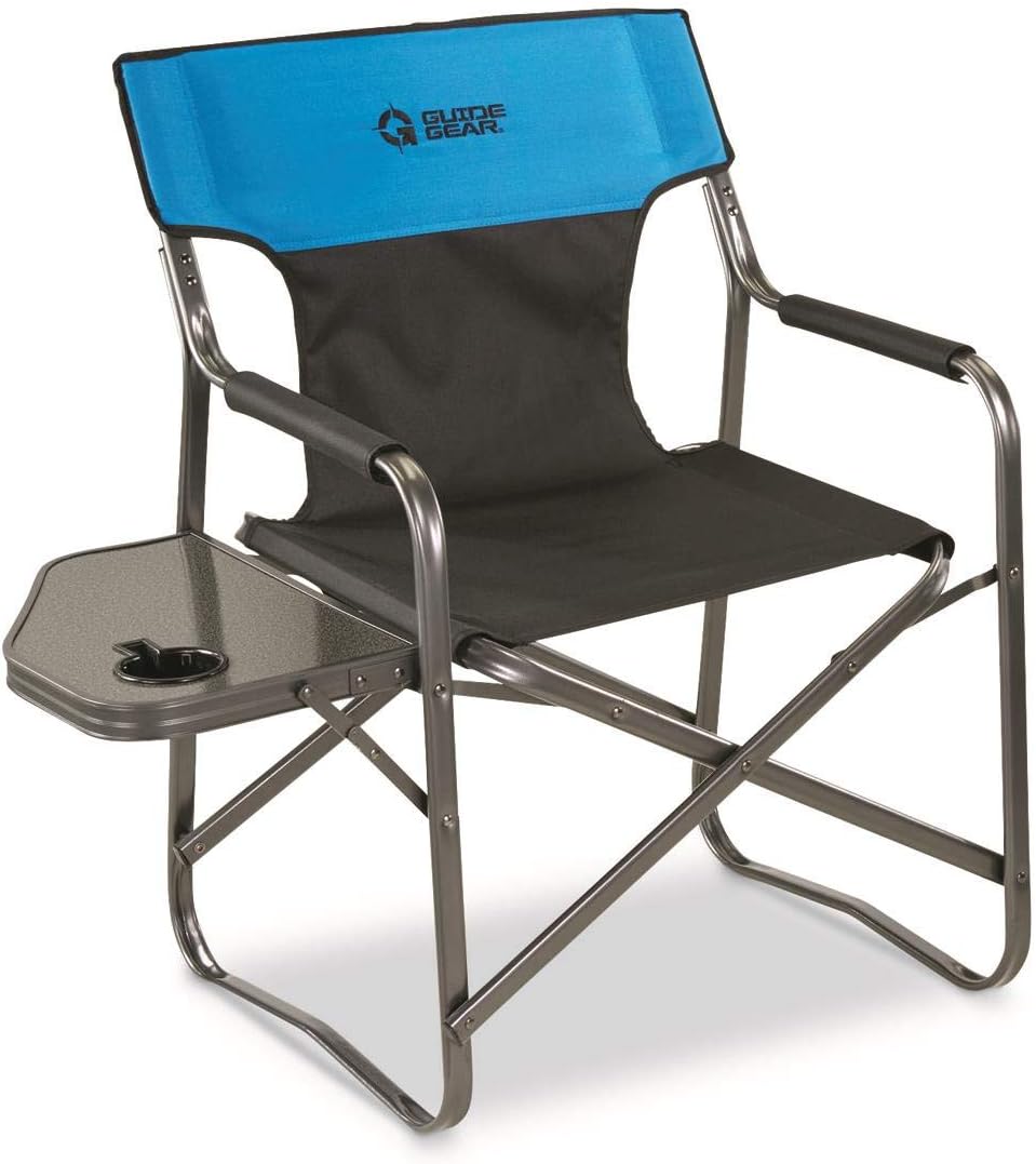 Guide Gear Oversized Directors Chair, 500 lb. Capacity, Blue