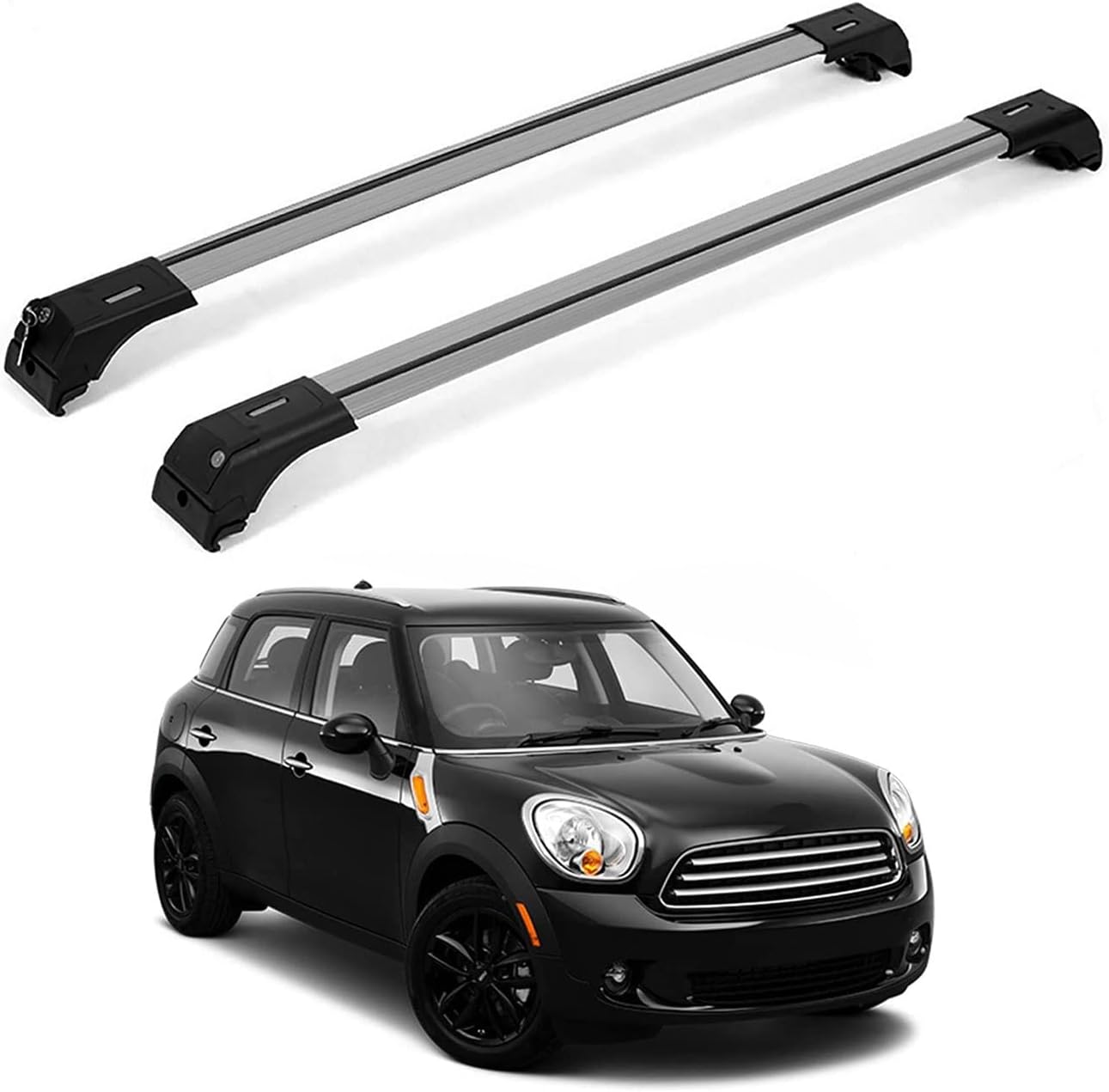 OMAC Roof Rack Cross Bars Mini Countryman (R60) 2011 to 2016, Rooftop Luggage Cargo