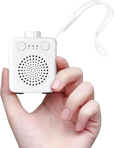 Fansbe - Máquina de sonido para dormir tamaño de viaje, máquina de ruido blanco portátil para bebé, pequeña máquina de sonido de viaje para adultos,