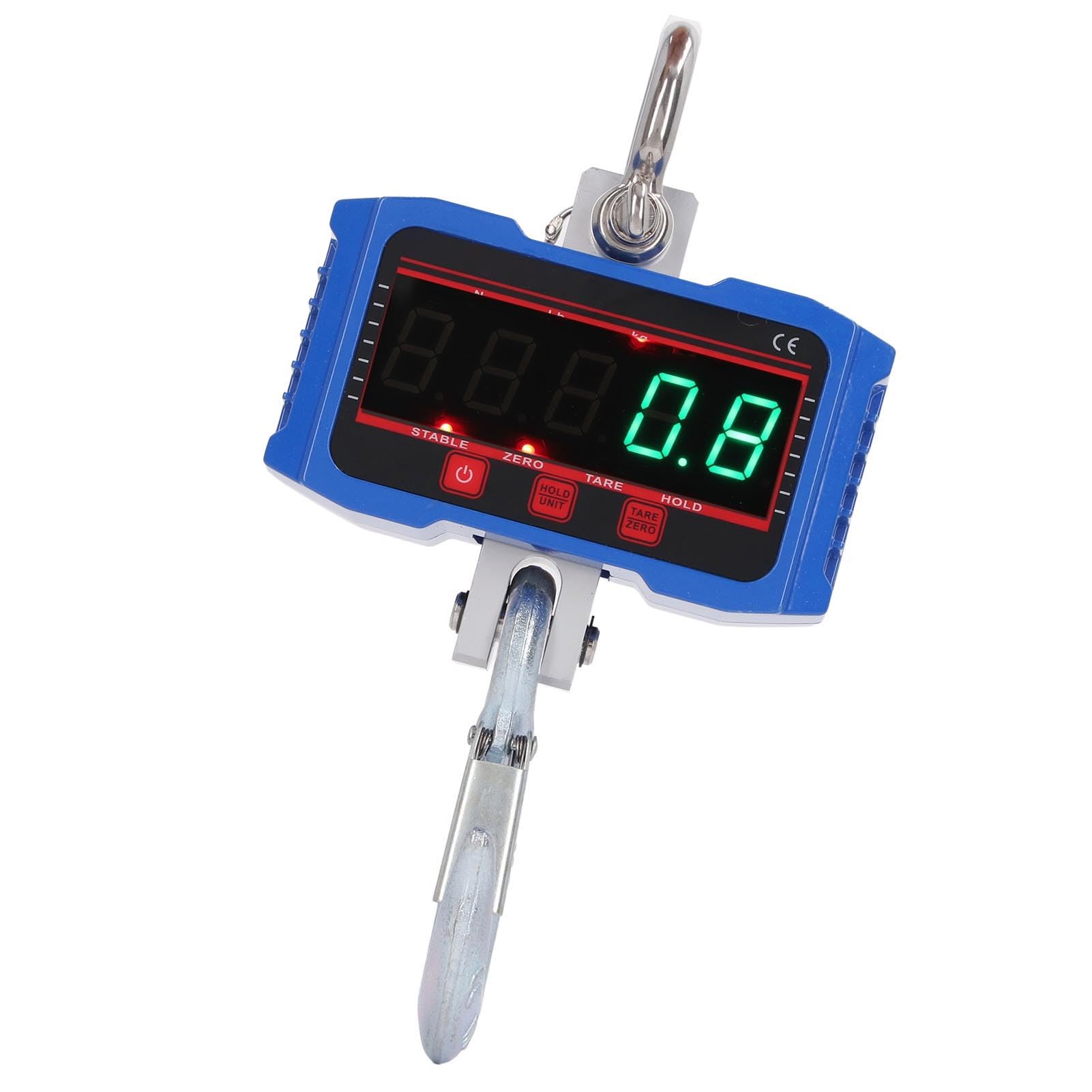 Eacam Wiszący Wyświetlacz LED z Zdalnym Sterowaniem, Ultra Bright 0,8 Cale 5 -cyfrowe, Przemysłowe Narzędzie do Ważenia Ciężkiego dla Bagażu Magazynowego, (1000 kg/2000lb)