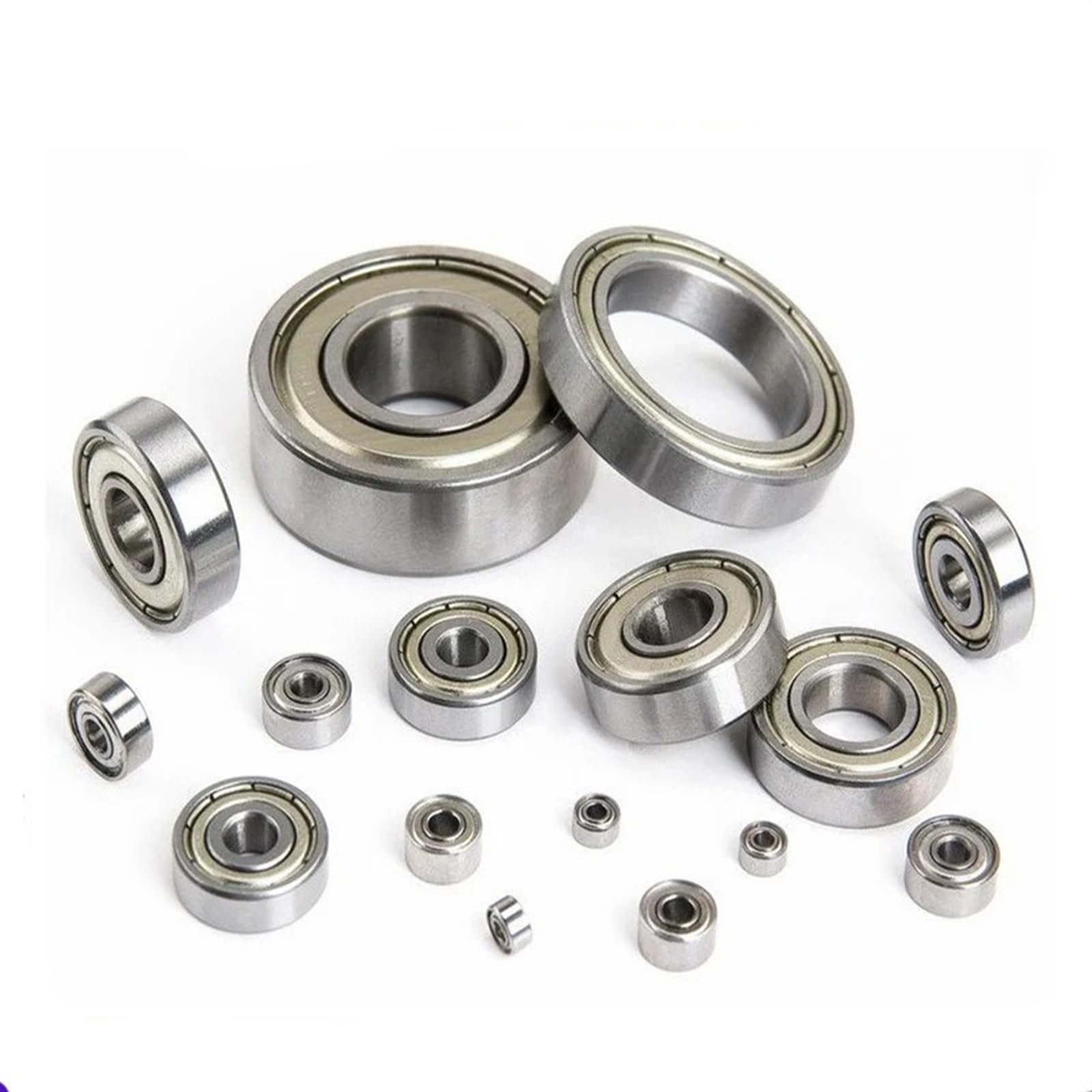 EBAUIWNNV 10PCS ABEC-5 608 6000 6200 6201 6202 6203 6204 6205 6206 ZZ 2RS Metal Seal Deep Droove Ball Bearing 8x22x7mm 12x32x10mm(Zz,6200 10X30X9mm)