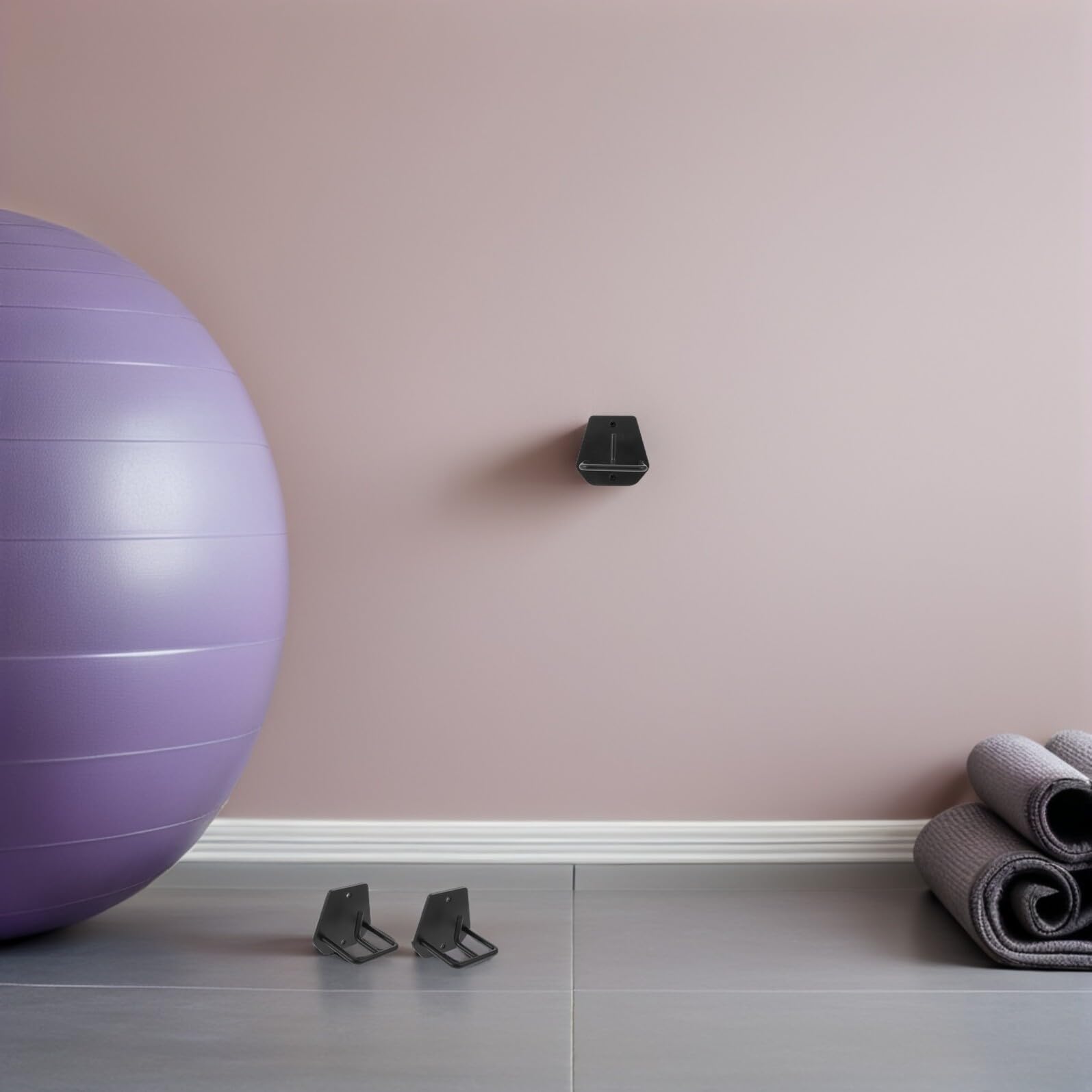 Set 3 Pezzi Ancoraggi a Parete per Fasce di Resistenza, Supporti Regolabili per Allenamento Bande Elastiche, Accessori Fitness per Palestra Domestica e Training di Forza