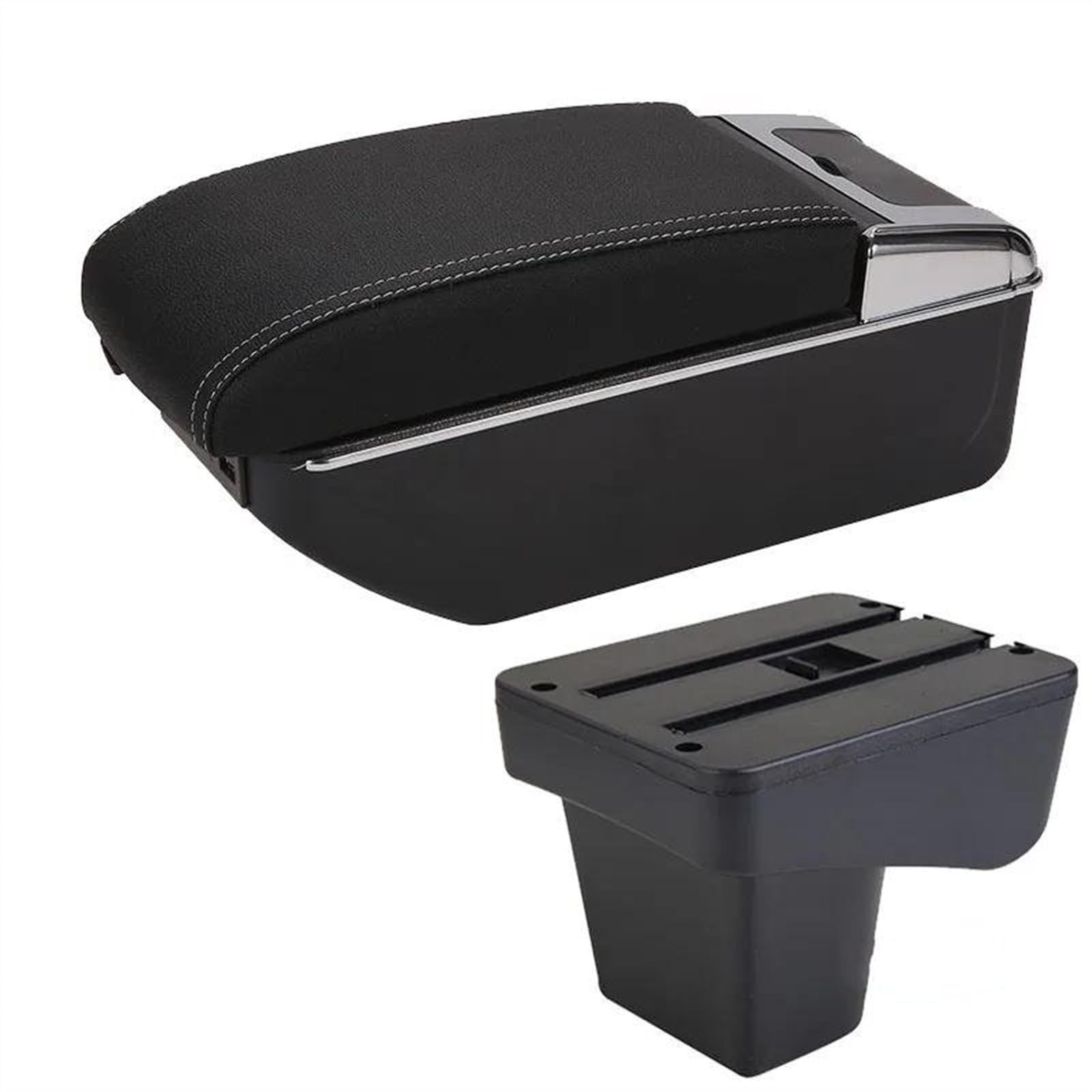 Ysdsls A3 Black White 7Usb Car Center Console Storage Box Multifunctional Armrest Interior Accessories For Vitara