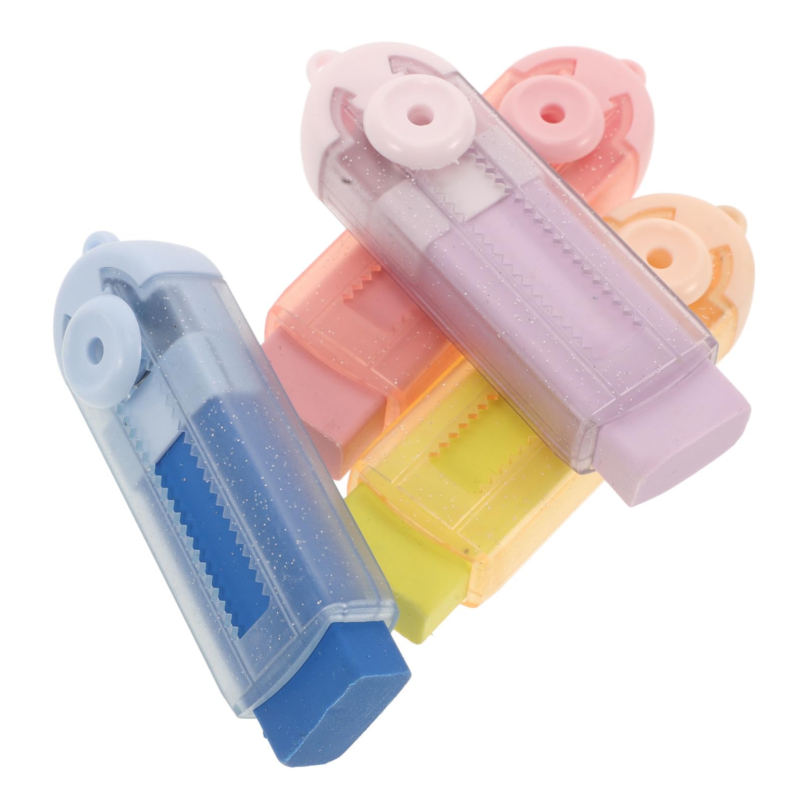 SHINEOFI 5 Sätze Kunst Radiergummi Radiergummis Schule Kindergäuer Erasers for Radiergummi Supply Cautsch Radierer Testen Studenten-radiergummi-briefpapier 4 Stück * 5