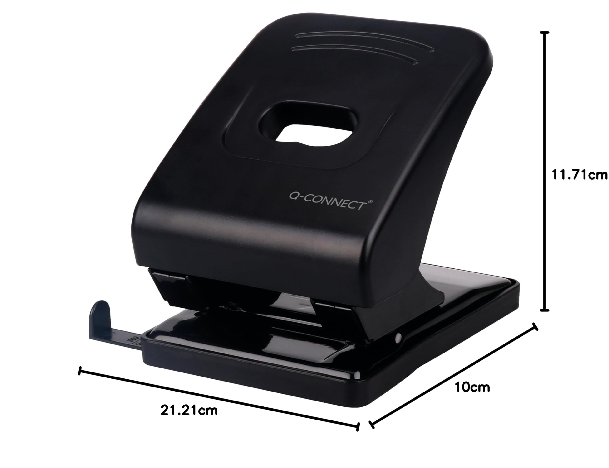 Q-Connect- Best Price Square Hole Punch Extra H/Duty BLK KF01237 by Q Connect