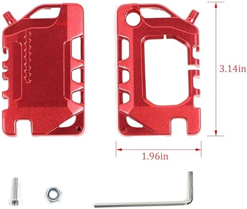 Miniatura 9 de JeCar Funda para llavero Jeep Wrangler JL JLU JT 2018-2020, color negro