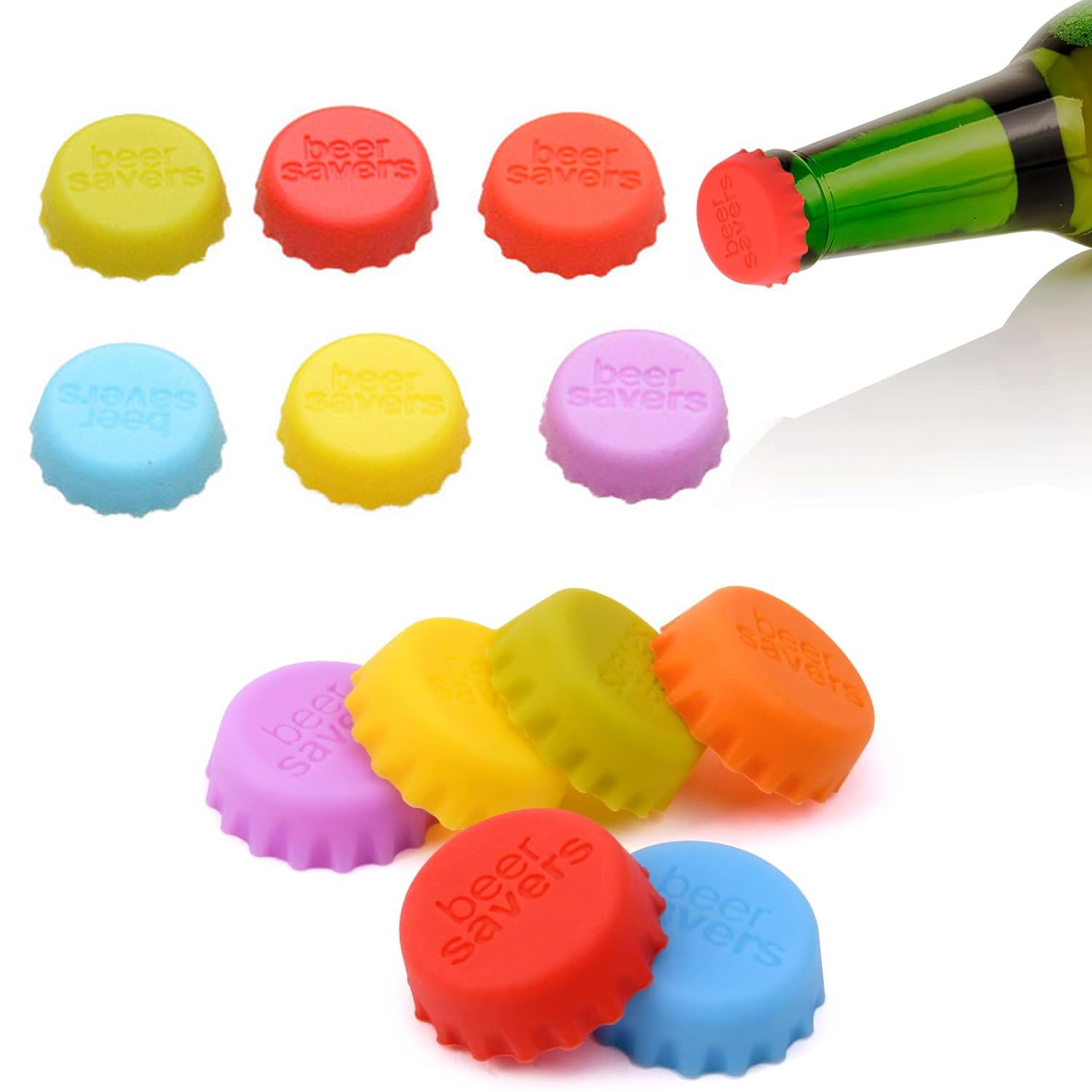 Tappi Bottiglie Vetro Tappi A Corona Giallo Limone ERPEL - Confezione Da 100 Pezzi, Diametro 26mm, Per Bottiglie Di Vetro Tappi Bottiglia Birra Fatta In Casa
