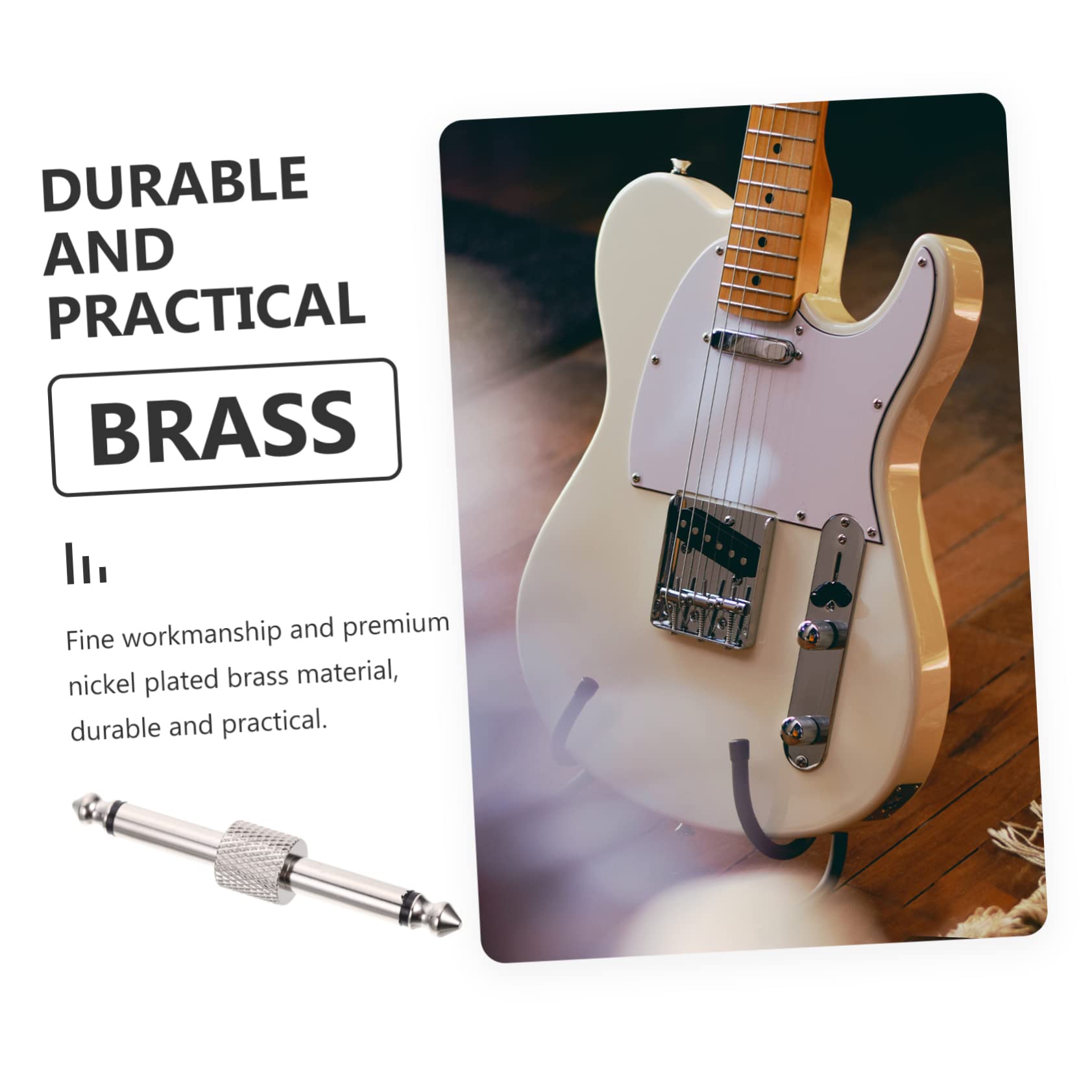 ibasenice 15stücke Gitarrenpedal Verbindungsadapter Audio-koppler Für Effektpedale Nickelbeschichtet Einfache Installation Optimal Für Pedalboards