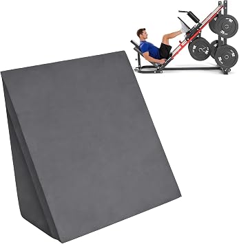 Leg Press Machine Pad, Leg Press Attachment for Bench, Back and Knee Wedge Pads for Lumbar Support, Lightweight Cone-Shaped Fitness Equipment