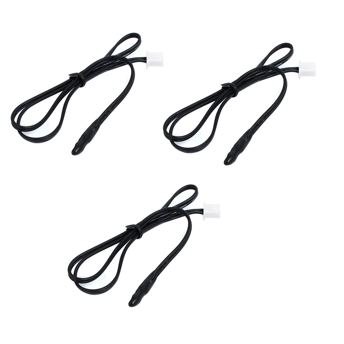 Aexit TC 5K Civil equipment hardware accessories 16-inch Length Epoxy Coated Head Air Conditioner Temperature Sensor 3pcs Model:11as642qo388