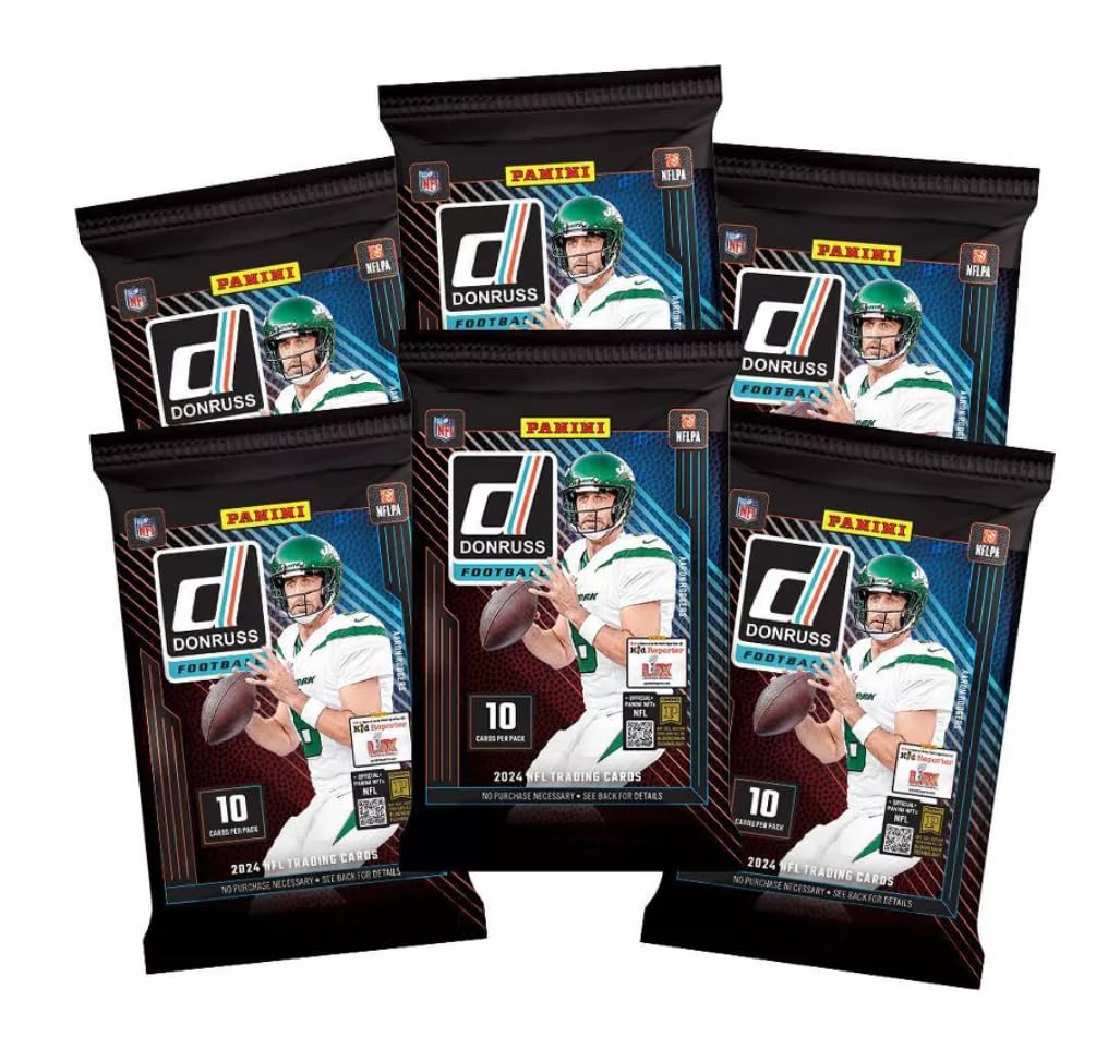 2024 Panini Donruss Football Trading Cards Mega Box | Optic Rated Rookies Preview Red Wave! | Find 1 Autograph or Memorabilia Card!