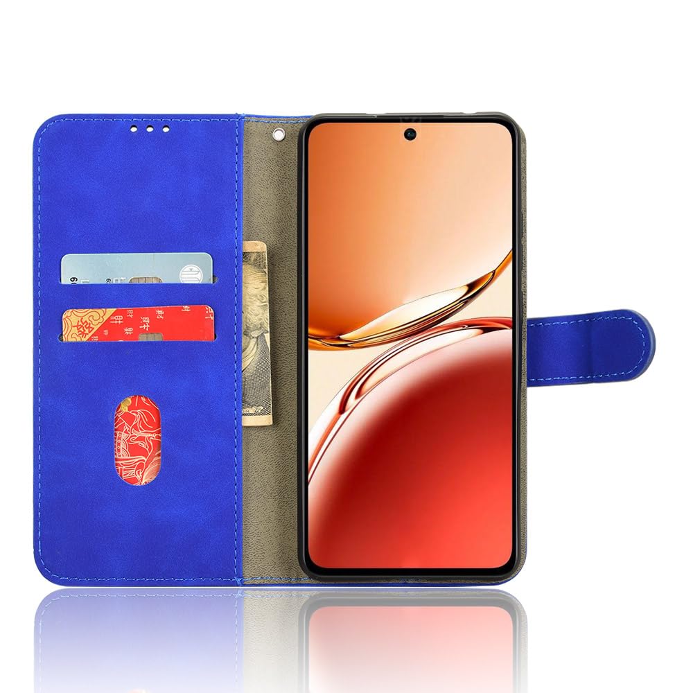 Custodia a Libro per OPPO Reno 14F 5G Flip Cover con chiusura magnetica, tasca con cerniera