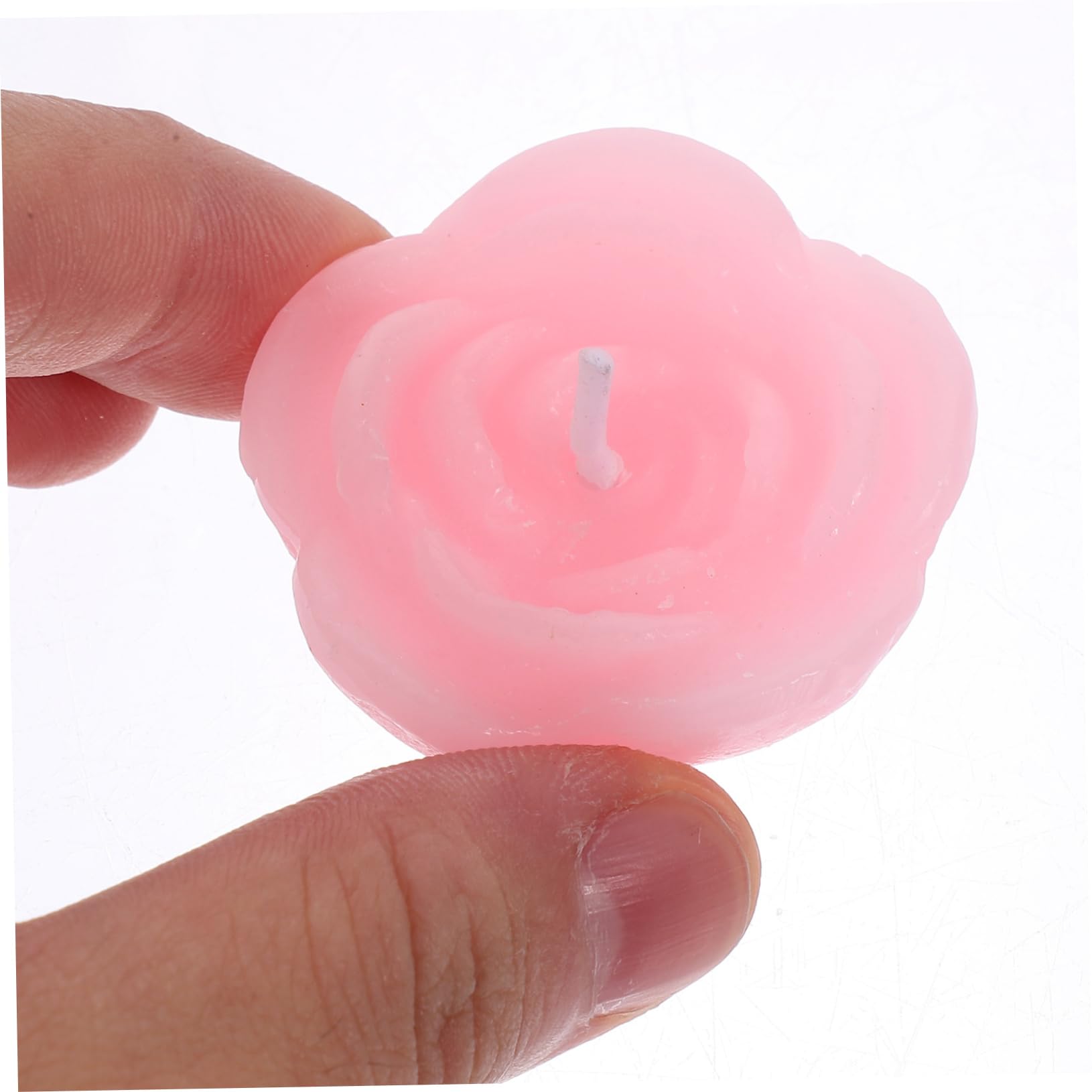 Zerodeko 18pezzi Candele Galleggianti Rosa Per Decorazioni Nuziali e Feste Candele Fluttuanti Aromatiche Per Atmosfere Romantiche e Arredamento Domestico