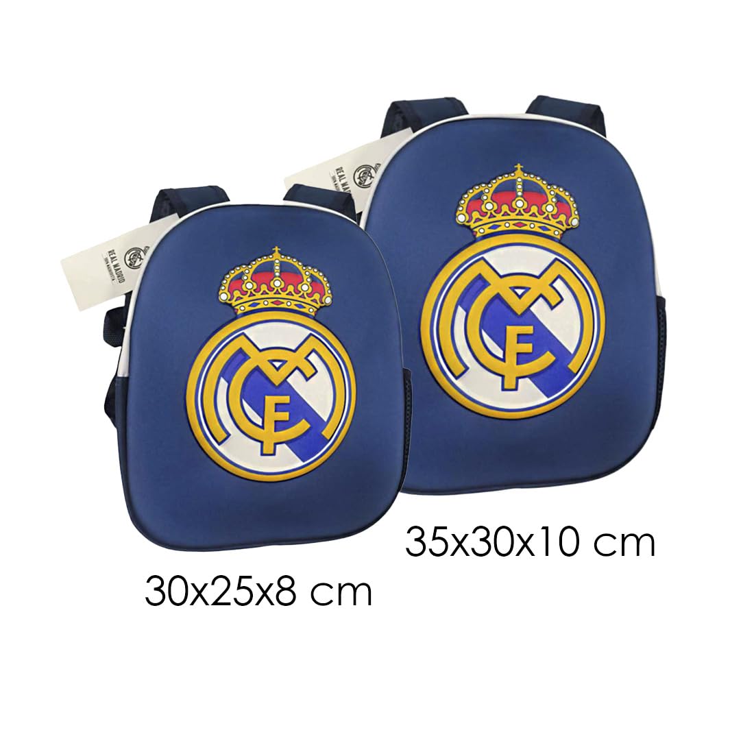 Sac à Dos Football Real Madrid – Équipement Officiel, Sac de Sport et Loisirs pour Enfants et Ados, Idée Cadeau Supporters, Idéal pour Fêtes et École, Taille Unique