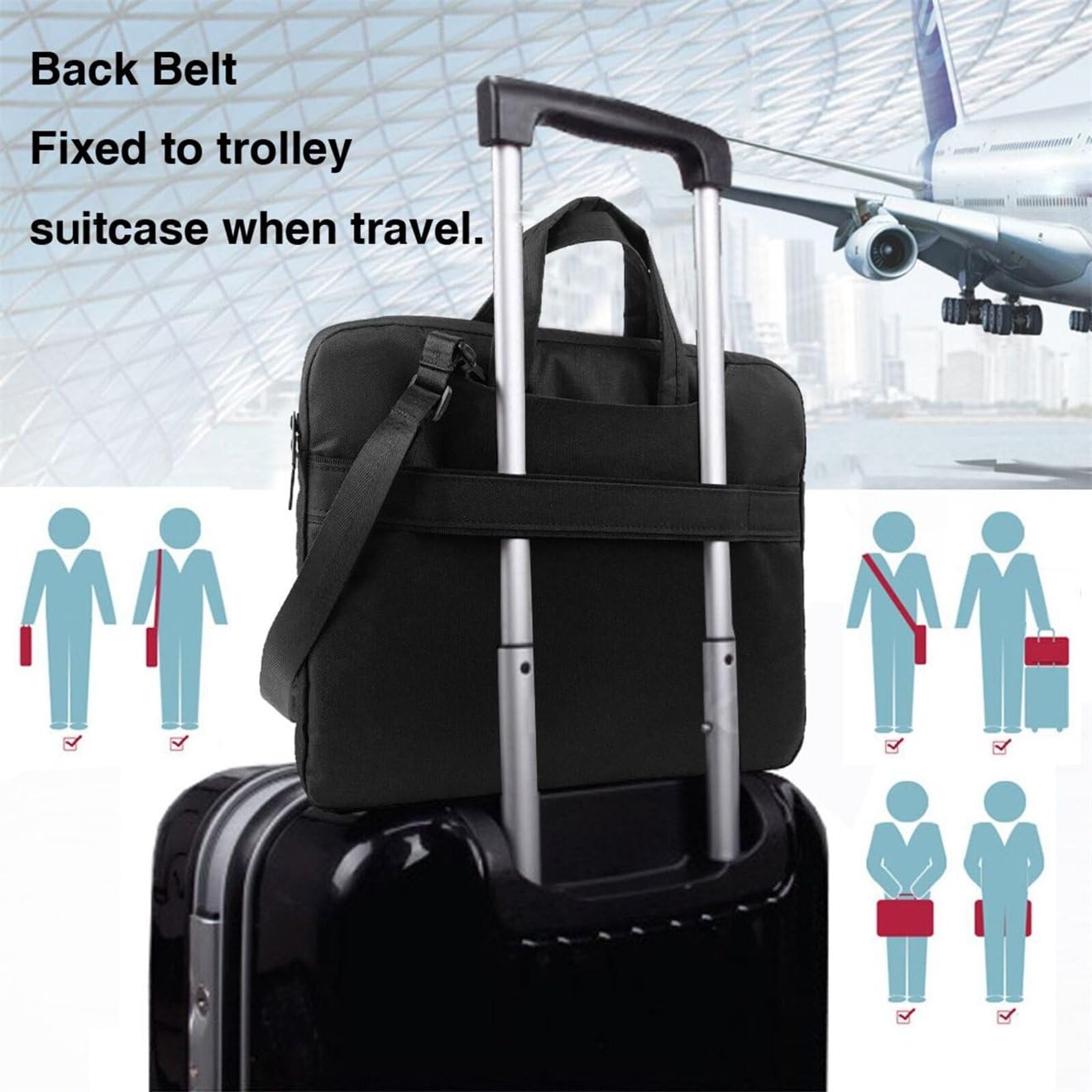 16-Zoll-Laptoptasche, buntes Gehirn: vielfältig denkende Laptoptasche, 40,6 cm (16 Zoll) Laptoptasche, Laptop-Rucksäcke